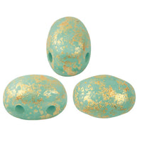 Samos Beads par Puca, Blue Green Opal, 5g & 20g