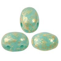 Samos Beads par Puca, Blue Green Opal, 5g & 20g