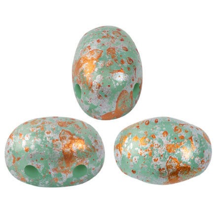 Samos Beads par Puca, Blue Green Opal, 5g & 20g