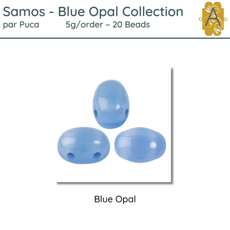 Samos par Puca, 5g, Blue Opal Collection, 8 Finishes - The Argus Collection