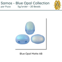 Samos par Puca, 5g, Blue Opal Collection, 8 Finishes - The Argus Collection