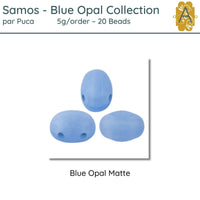 Samos par Puca, 5g, Blue Opal Collection, 8 Finishes - The Argus Collection