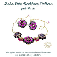 Boho Chic Necklace Pattern par Puca