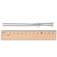 Adjustable Bolo Bracelet Medium Chain with Teardrop - Adjustable Bolo Bracelet Medium Chain with Teardrop - 18K Gold Plate , The Argus Collection