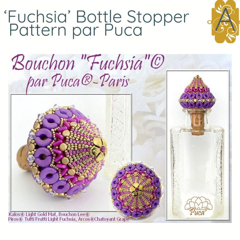 Fuchsia Bottle Stopper Pattern par Puca - The Argus Collection