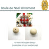 Boule de Noel 2021 Ornament Pattern par Puca - The Argus Collection