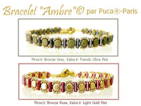 Ambre Bracelet Pattern par Puca® - The Argus Collection