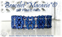 Macarie Bracelet Pattern par Puca - The Argus Collection