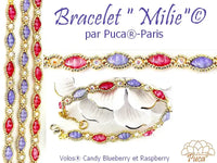 Milie Bracelet Pattern par Puca® - The Argus Collection