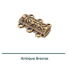 Branches 3-Strand Magnetic Clasp, 1 or 5 Pieces - The Argus Collection