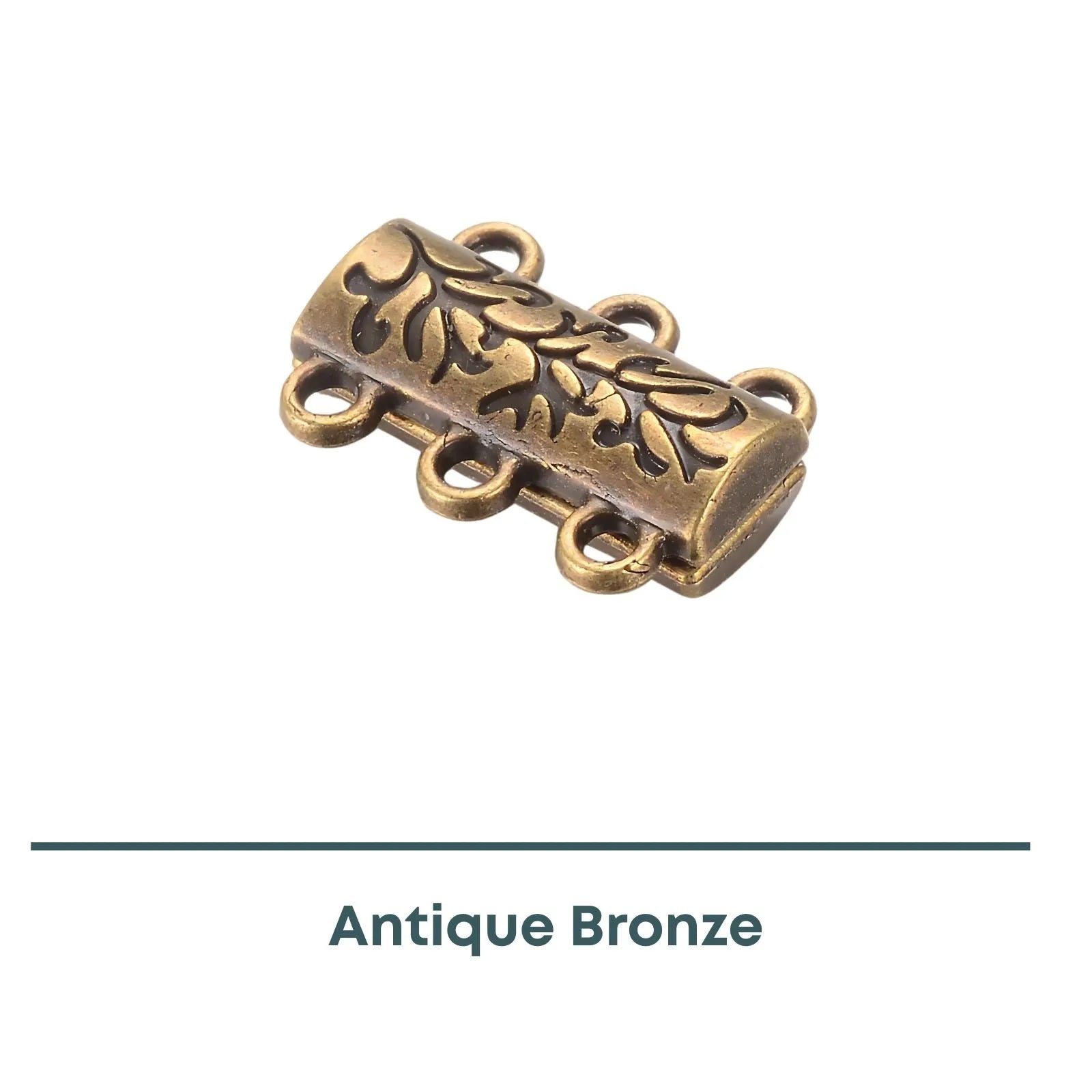 Branches 3-Strand Magnetic Clasp, 1 or 5 Pieces - The Argus Collection