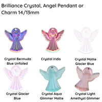 Brilliance Crystal Angel Pendant or Charm - The Argus Collection