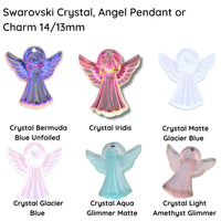 Swarovski Vintage Crystal Angel Pendant or Charm