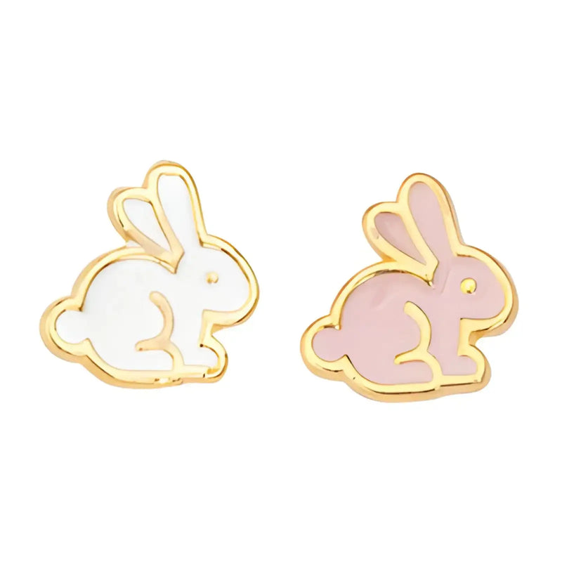 Bunny Buttons, 24K Gold Plate, 2 Pcs - The Argus Collection