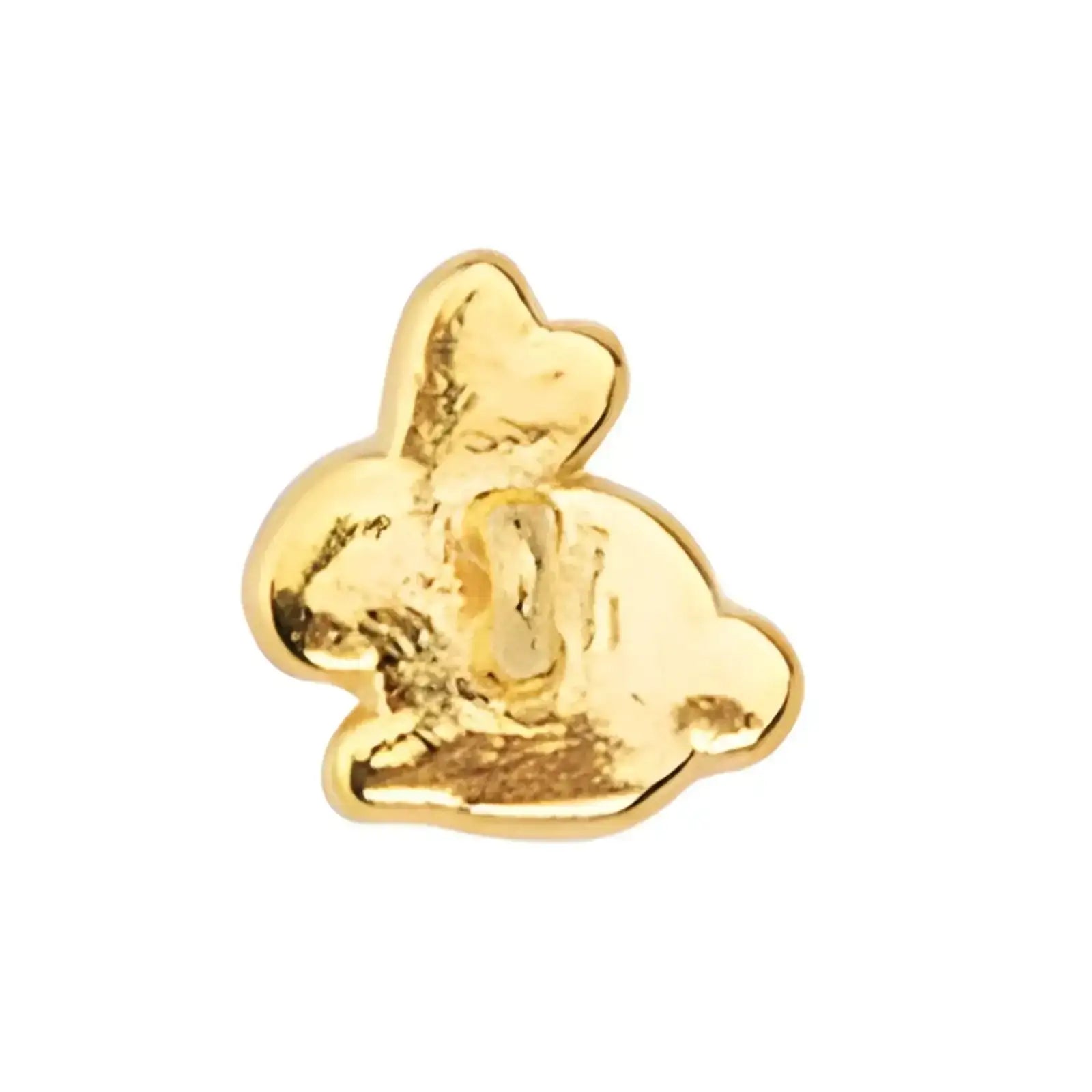 Bunny Buttons, 24K Gold Plate, 2 Pcs - The Argus Collection