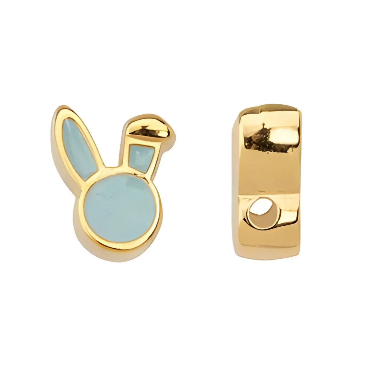 Bunny Head Slider Bead, 2 Pcs - The Argus Collection