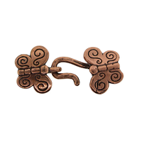Butterfly Hook & Eye, Crimp End & Clasp