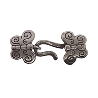 Butterfly Hook & Eye, Crimp End & Clasp