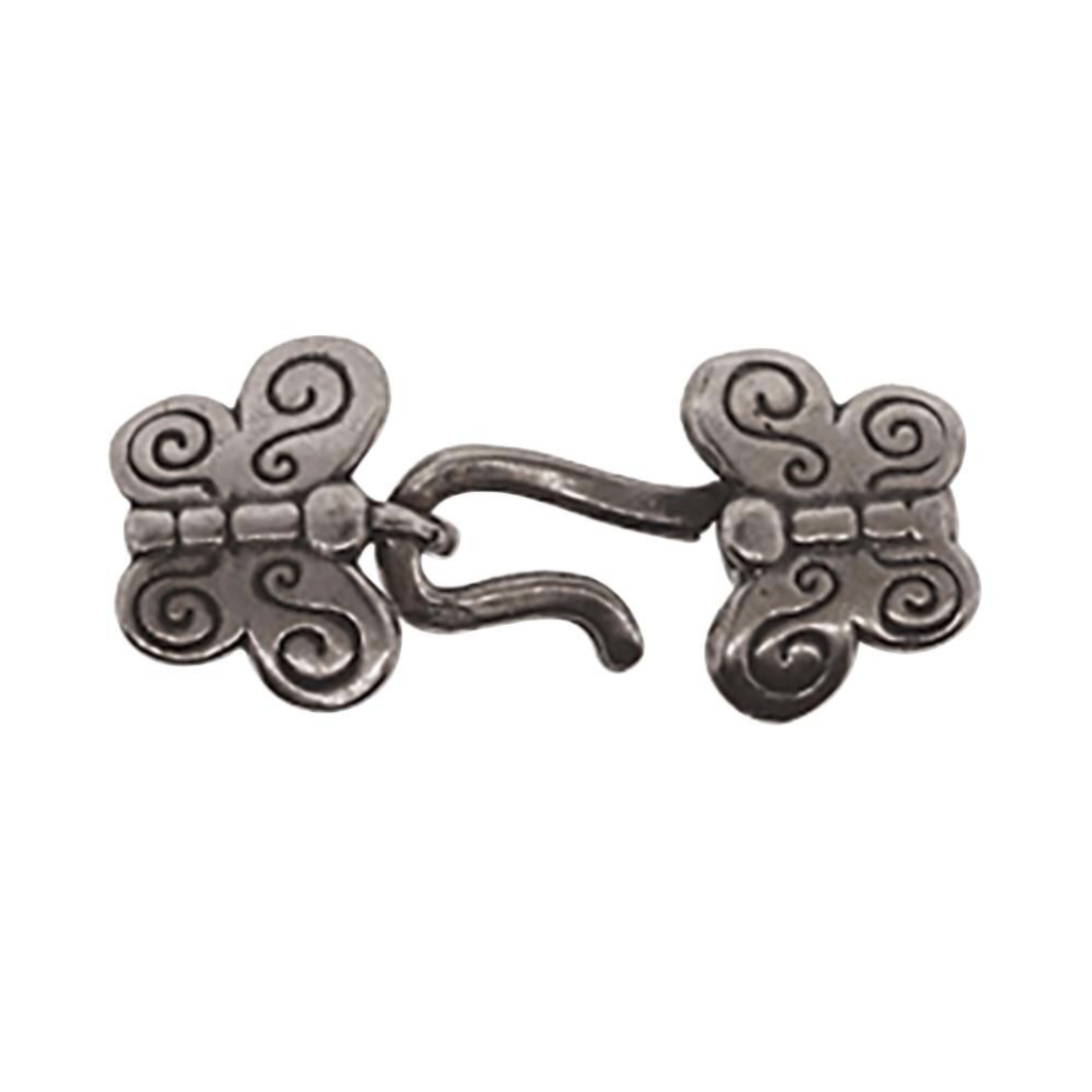 Butterfly Hook & Eye, Crimp End & Clasp