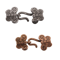Butterfly Hook & Eye, Crimp End & Clasp