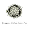 Claspgarten Bella, 2-Strand Box Clasp with Austrian Crystals, 2 Finishes - The Argus Collection