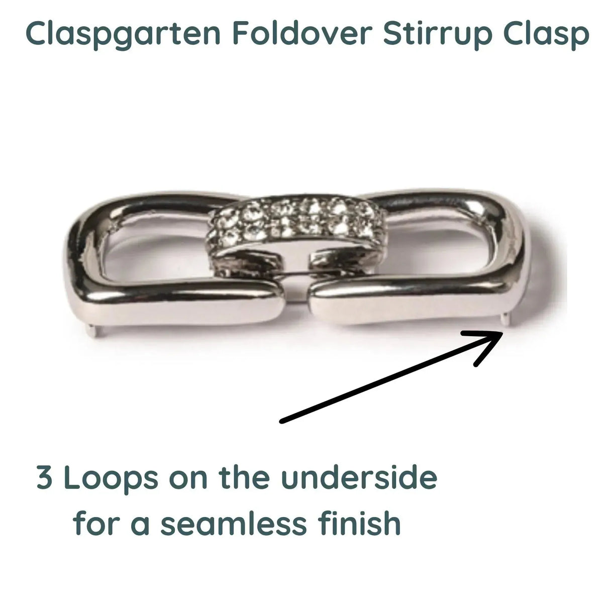 Claspgarten, 3-Strand Foldover Clasp - The Argus Collection