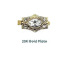 Claspgarten Gatsby, 1-Strand Box Clasp, 2 Finishes - The Argus Collection