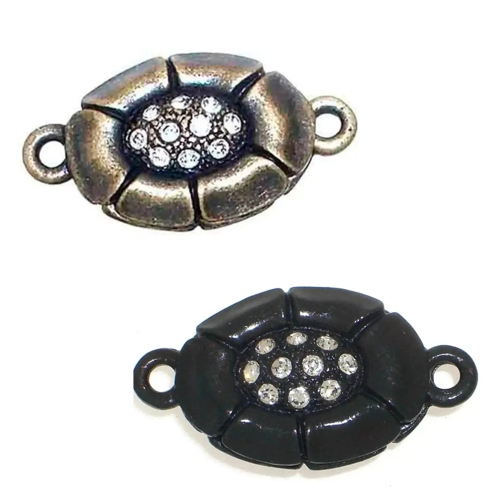 Claspgarrten Nestle, 1-Strand Magnetic Clasp, 2 Finishes - The Argus Collection