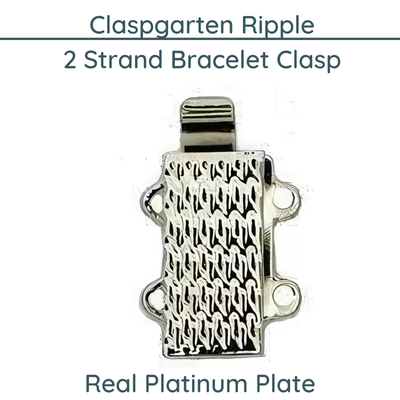 Ripple 2-Strand Box Clasp, in 2 Finishes