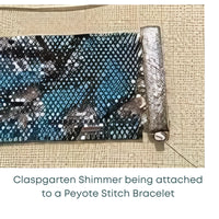Shimmer, 5-Strand Bracelet Clasp, by Claspgarten, 25x19mm - The Argus Collection