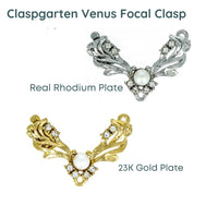 Venus, Claspgarten 1-Strand Focal Box Clasp, 2 Finishes - The Argus Collection