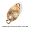 Claspgarten Brushed Oval, Magnetic Clasp, 1-Strand - The Argus Collection