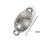 Claspgarten Brushed Oval, Magnetic Clasp, 1-Strand - The Argus Collection