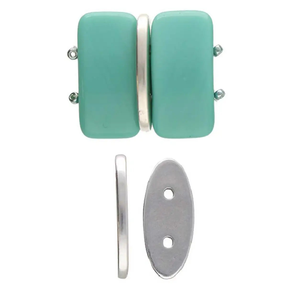 Cymbal Aselinos Carrier Bead Substitute or Spacer, 4 Pcs
