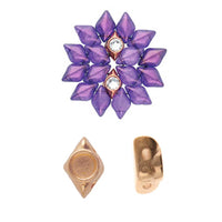 Cymbal Areti, Gemduo Bead Substitute, 4 Pcs.