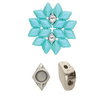 Cymbal Areti, Gemduo Bead Substitute, 4 Pcs.
