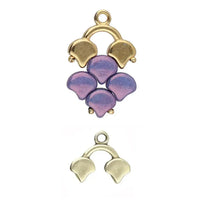 Cymbal Kastro II Ginko Bead Connectors, 2 Pcs.