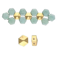 Cymbal Galini Honeycomb Bead Substitute, 4 Pcs.
