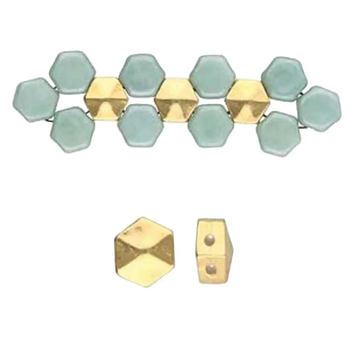Cymbal Galini Honeycomb Bead Substitute, 4 Pcs.