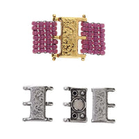Cymbal Nisida III Magnetic Clasps, for Seed Beads