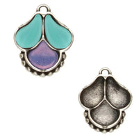 Cymbal Kolona Pendant Settings, with Glue-in Element. 2 pcs