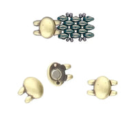 Cymbal Kypri Superduo Bead Magnetic Clasp, 1 pc