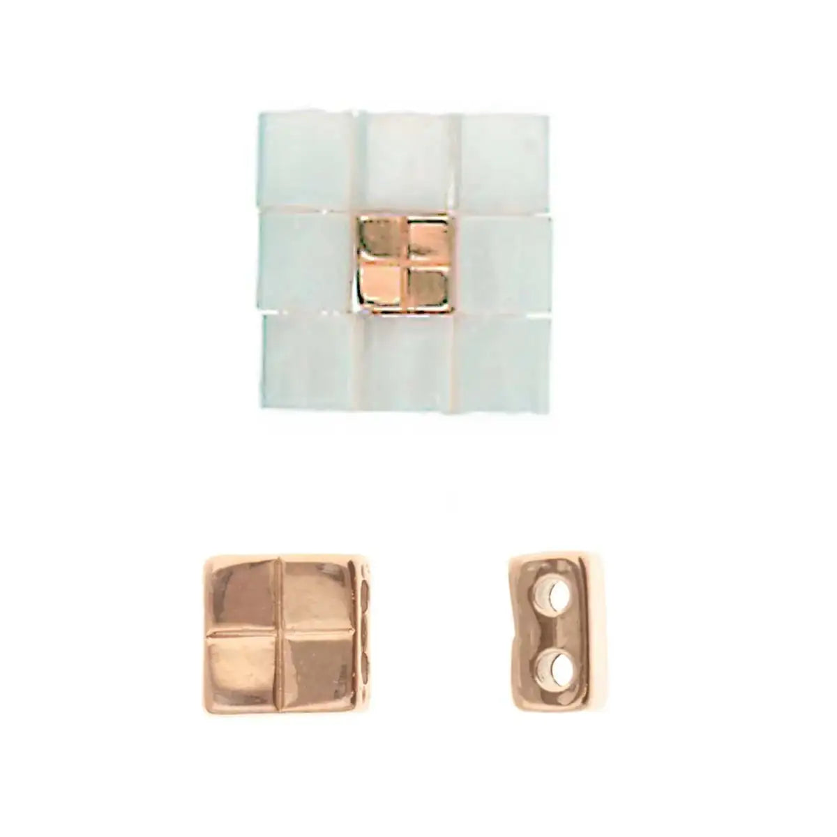 Cymbal Voutakos, Tila Bead Substitute, 5 Pcs
