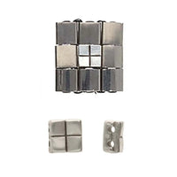Cymbal Voutakos, Tila Bead Substitute, 5 Pcs