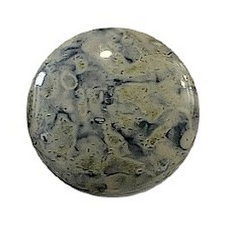 Cabochons par Puca, 25mm, Black Stony, 1 pc & 4 pcs