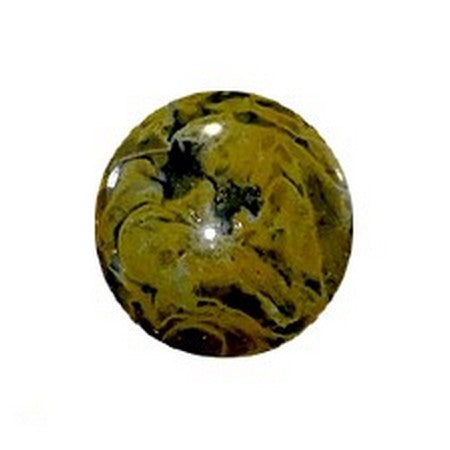 Cabochons par Puca, 18mm, Black Stony, 1 pc & 4pcs