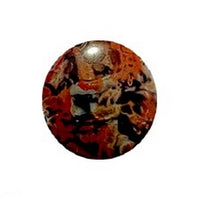 Cabochons par Puca, 18mm, Black Stony, 1 pc & 4pcs