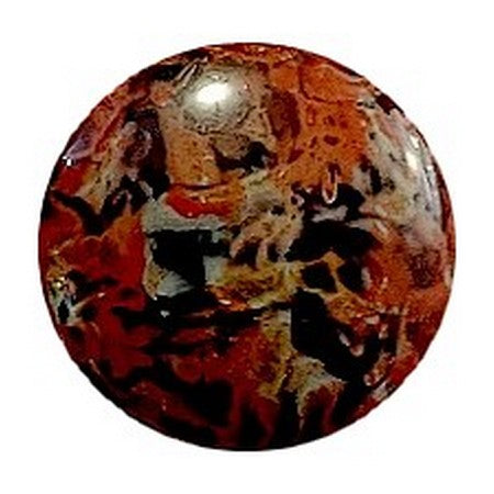 Cabochons par Puca, 25mm, Black Stony, 1 pc & 4 pcs
