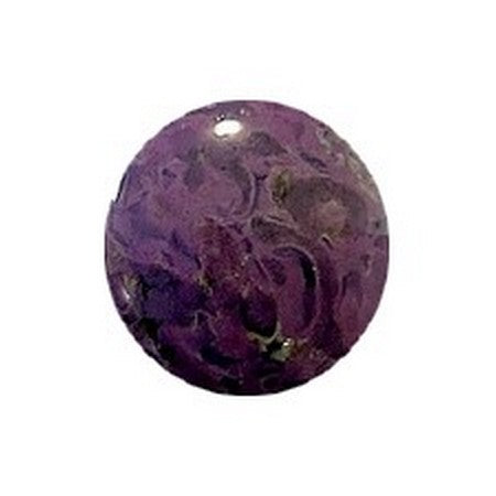 Cabochons par Puca, 18mm, Black Stony, 1 pc & 4pcs
