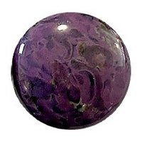 Cabochons par Puca, 25mm, Black Stony, 1 pc & 4 pcs